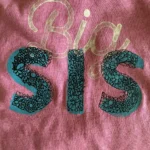 Thumbnail for T-shirt rose « Big Sis » (Carter’s Oshkosh)
