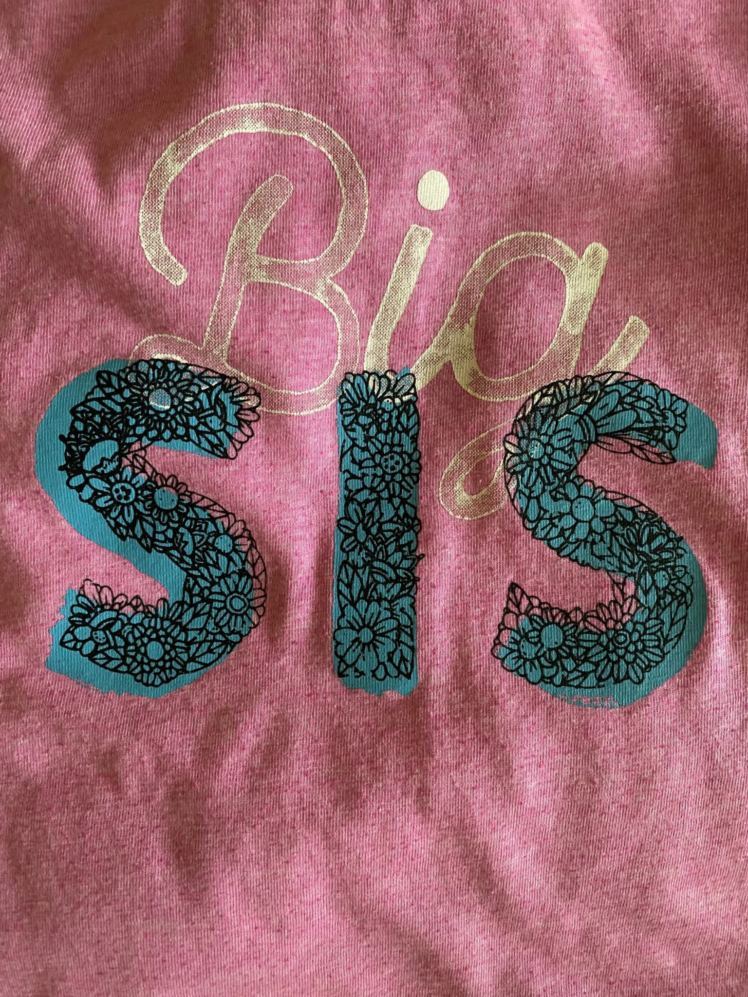 Image for T-shirt rose « Big Sis » (Carter’s Oshkosh)