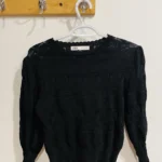 Featured thumbnail for Chandail tricot manches bouffantes