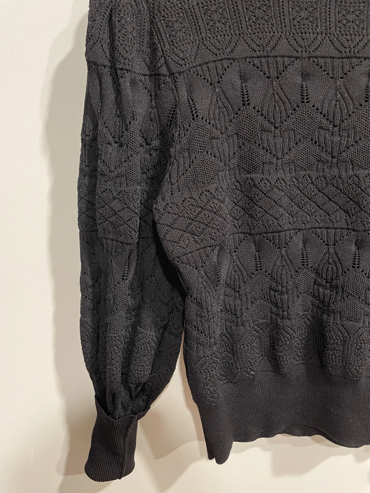 Image for Chandail tricot manches bouffantes