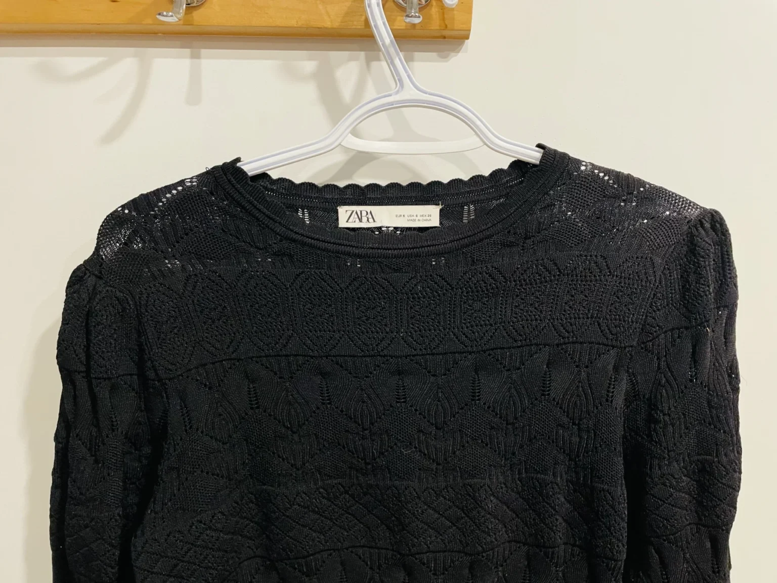 Image for Chandail tricot manches bouffantes