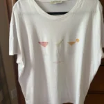 Featured thumbnail for White short-sleeved T-shirt with designs