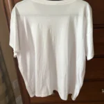 Thumbnail for White short-sleeved T-shirt with designs
