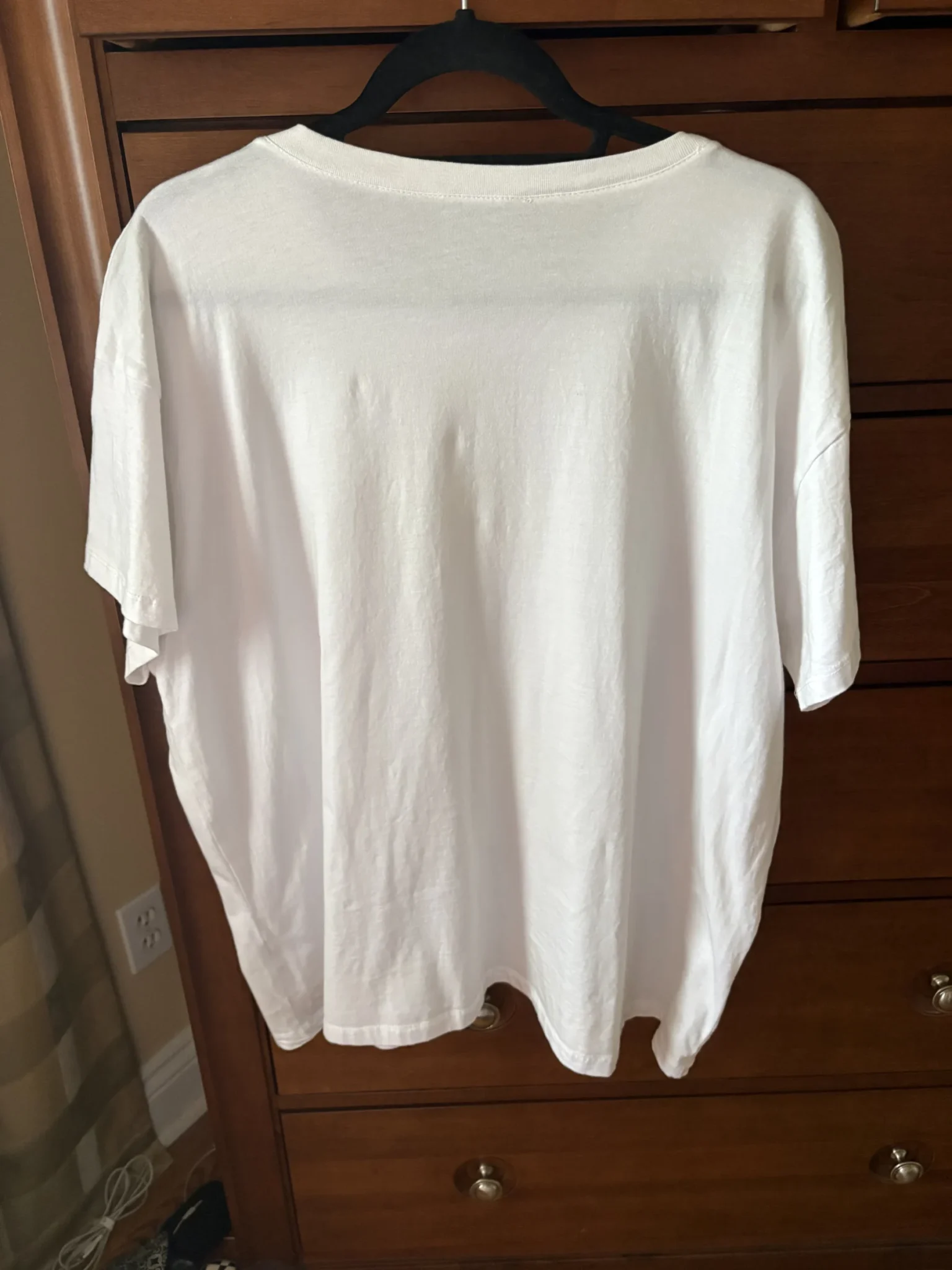 Image for White short-sleeved T-shirt with designs