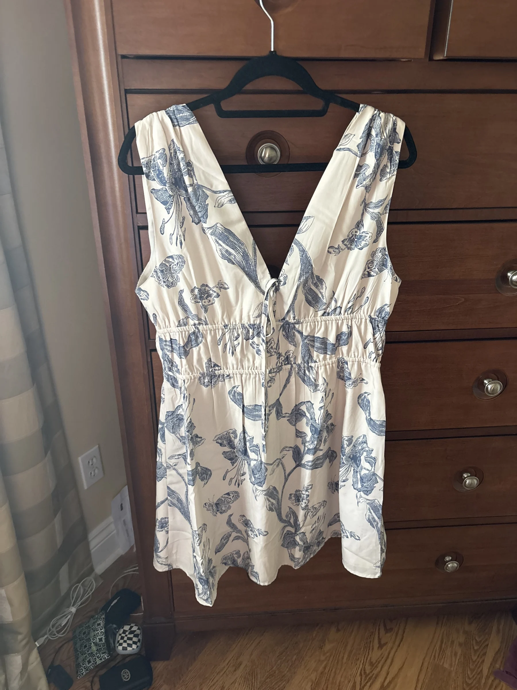 Blue and white dress Only seconde main