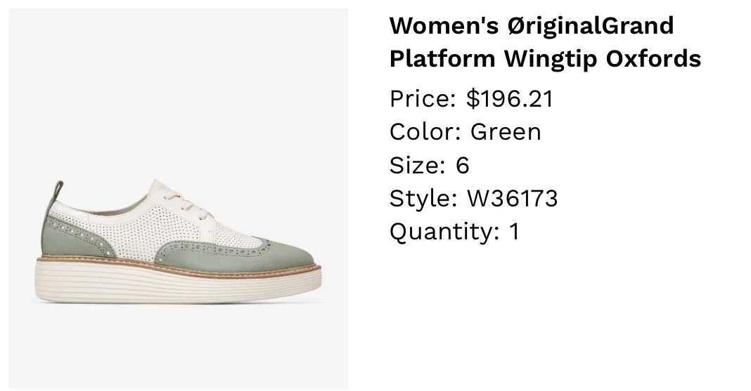 Image for Cole Haan OriginalGrand Platform Wingtip Oxfords 6
