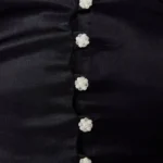 Thumbnail for Haut Camisole Noire Satinée Zara Black Satin Cami Crop Top