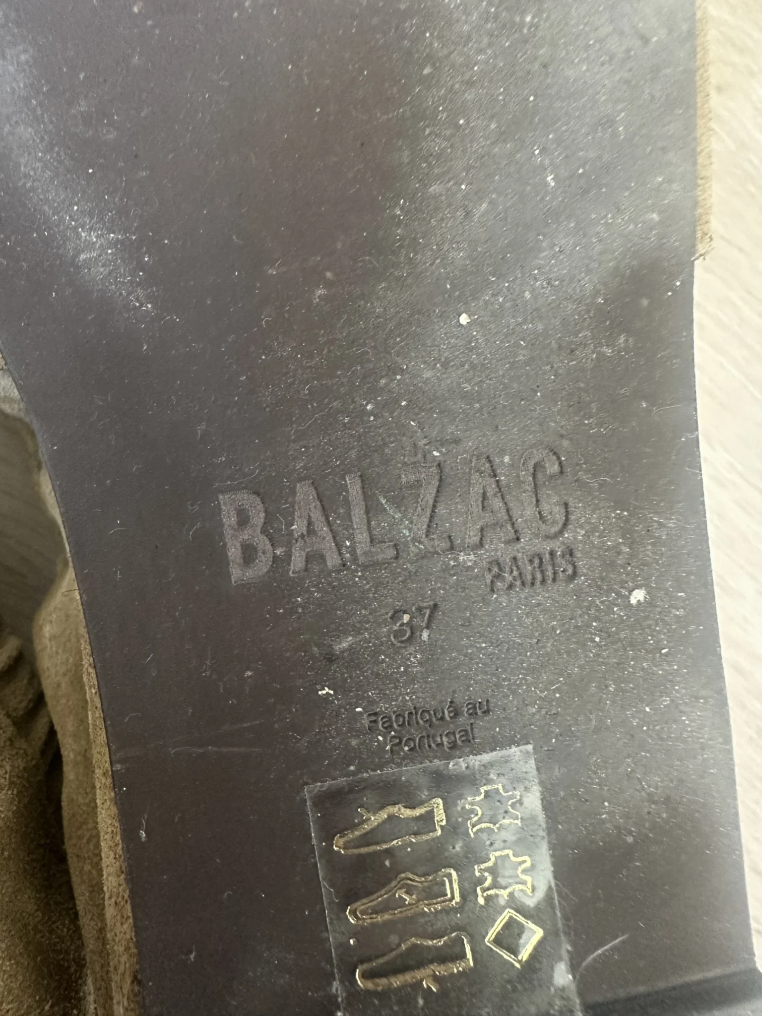 Image for Balzac Paris Alixia Leather Moccasins, size 37