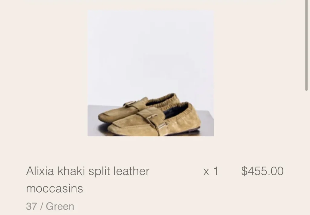 Image for Balzac Paris Alixia Leather Moccasins, size 37