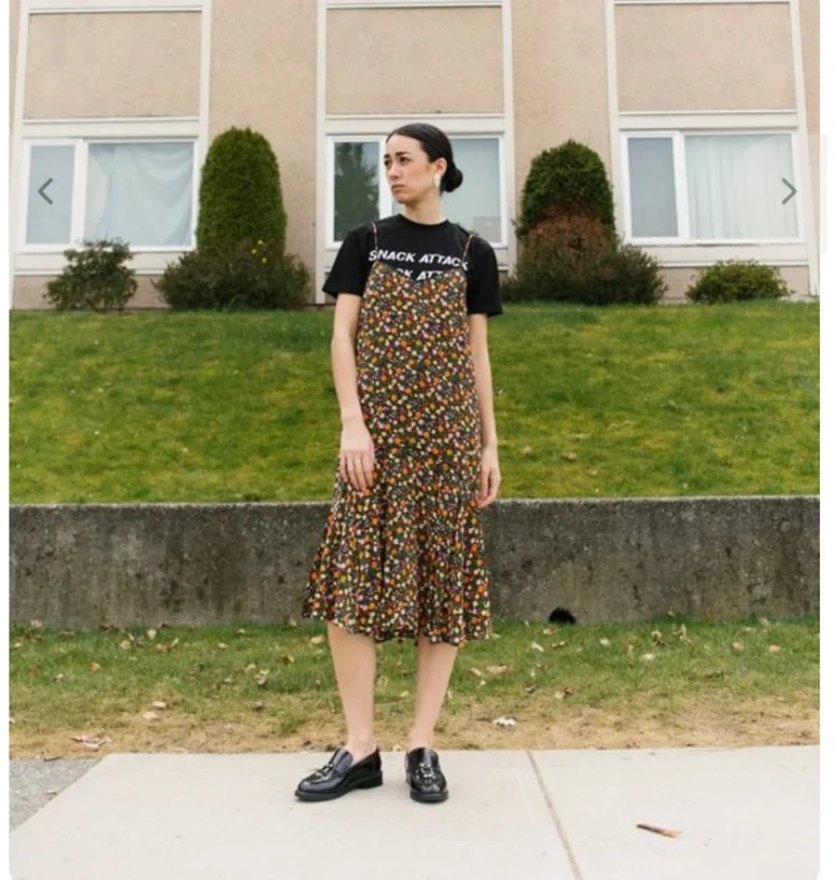 Image for Ganni silk dress