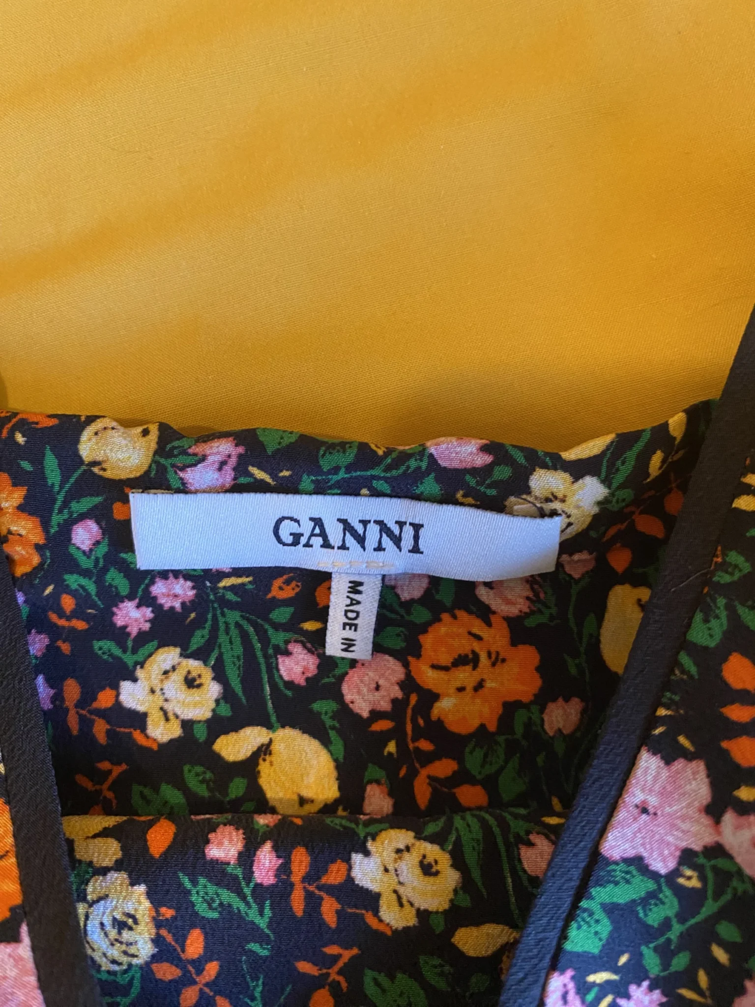 Image for Ganni silk dress
