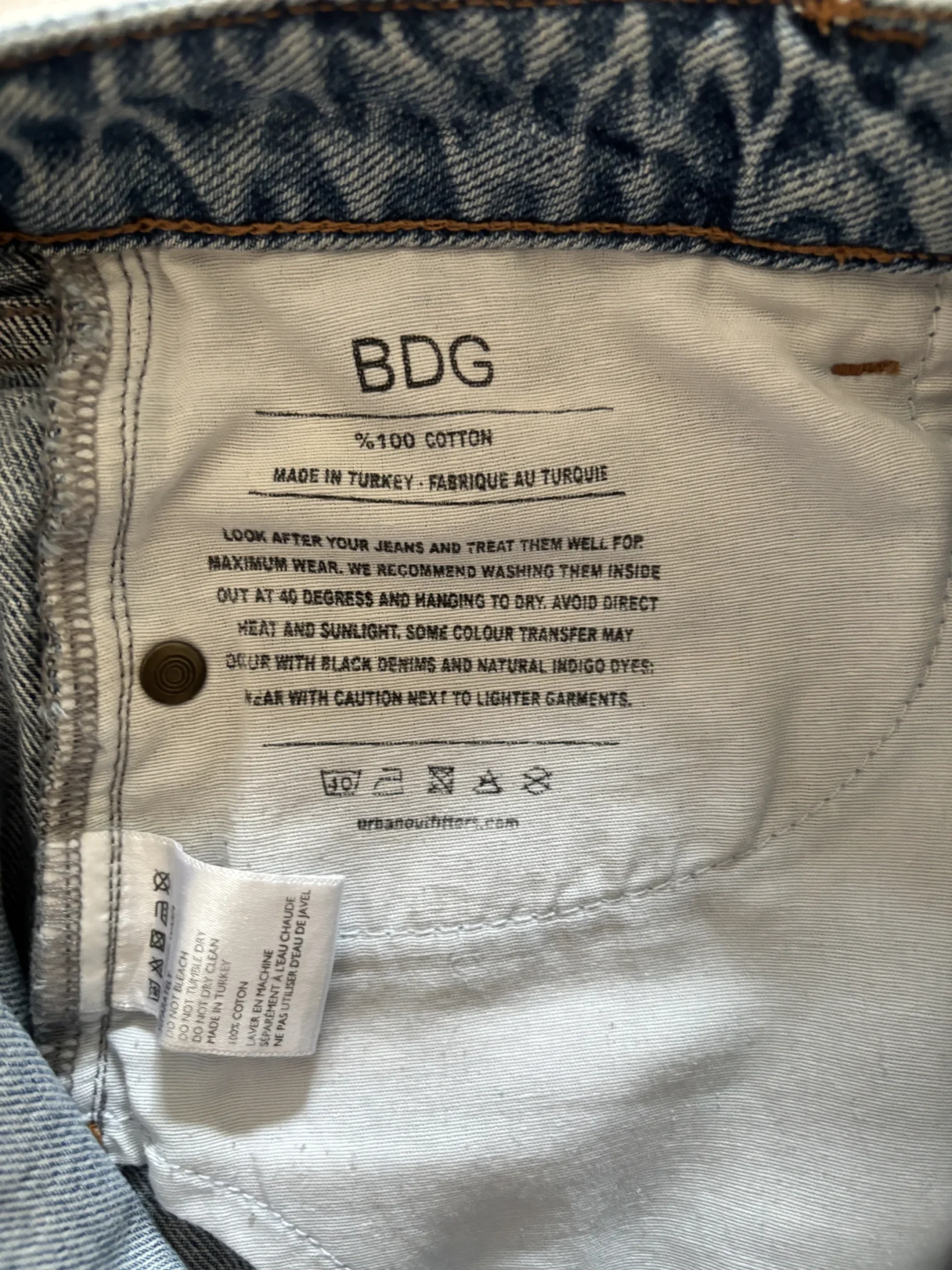 Image for Short en jeans taille S BDG (Urban Outfitters)