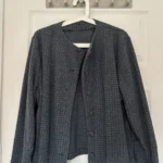 Featured thumbnail for Cardigan bleu gris