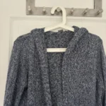 Thumbnail for Long cardigan à capuchon Twik