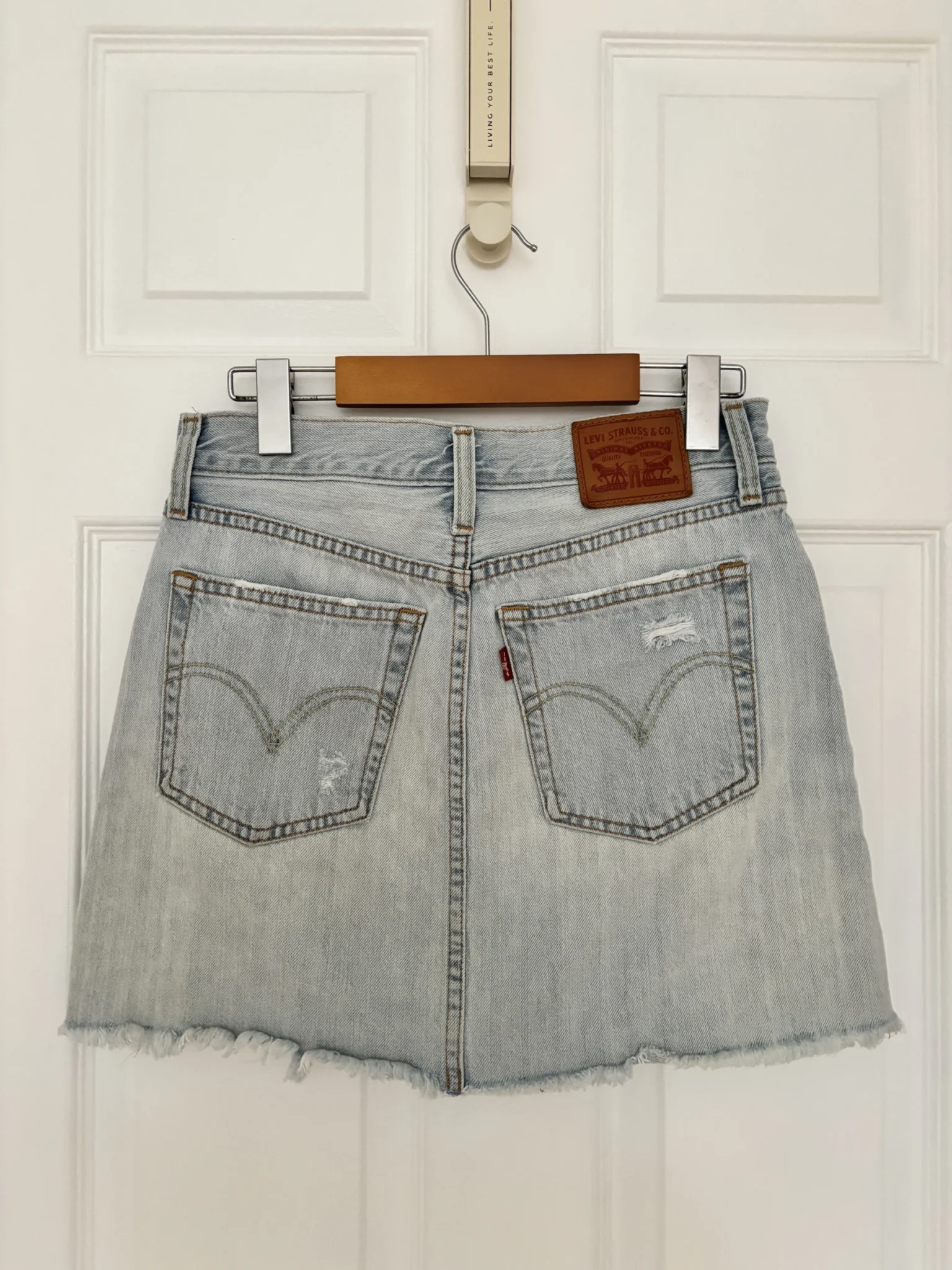Image for Jupe en jeans bleu clair Levi's taille 26
