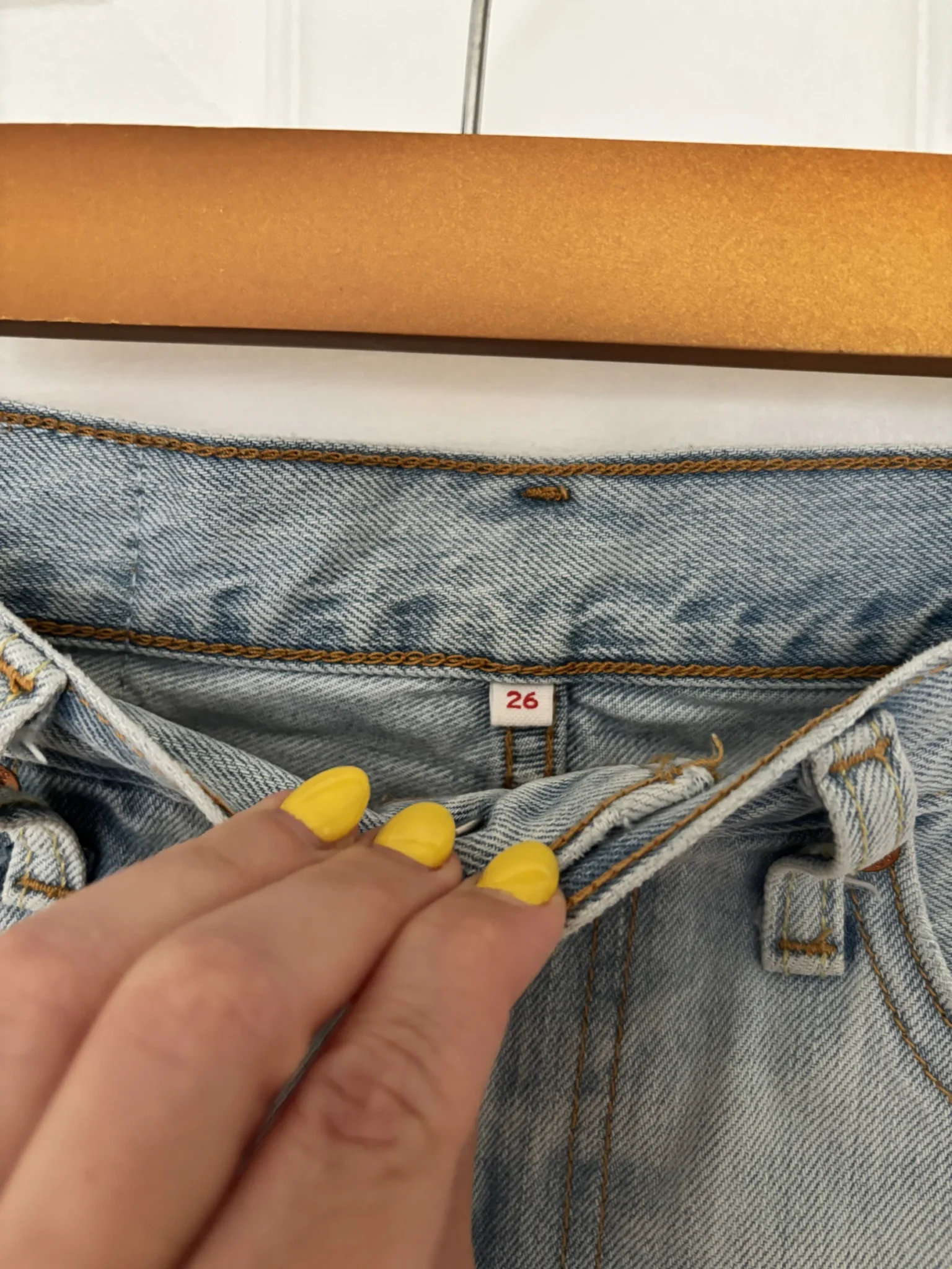 Image for Jupe en jeans bleu clair Levi's taille 26