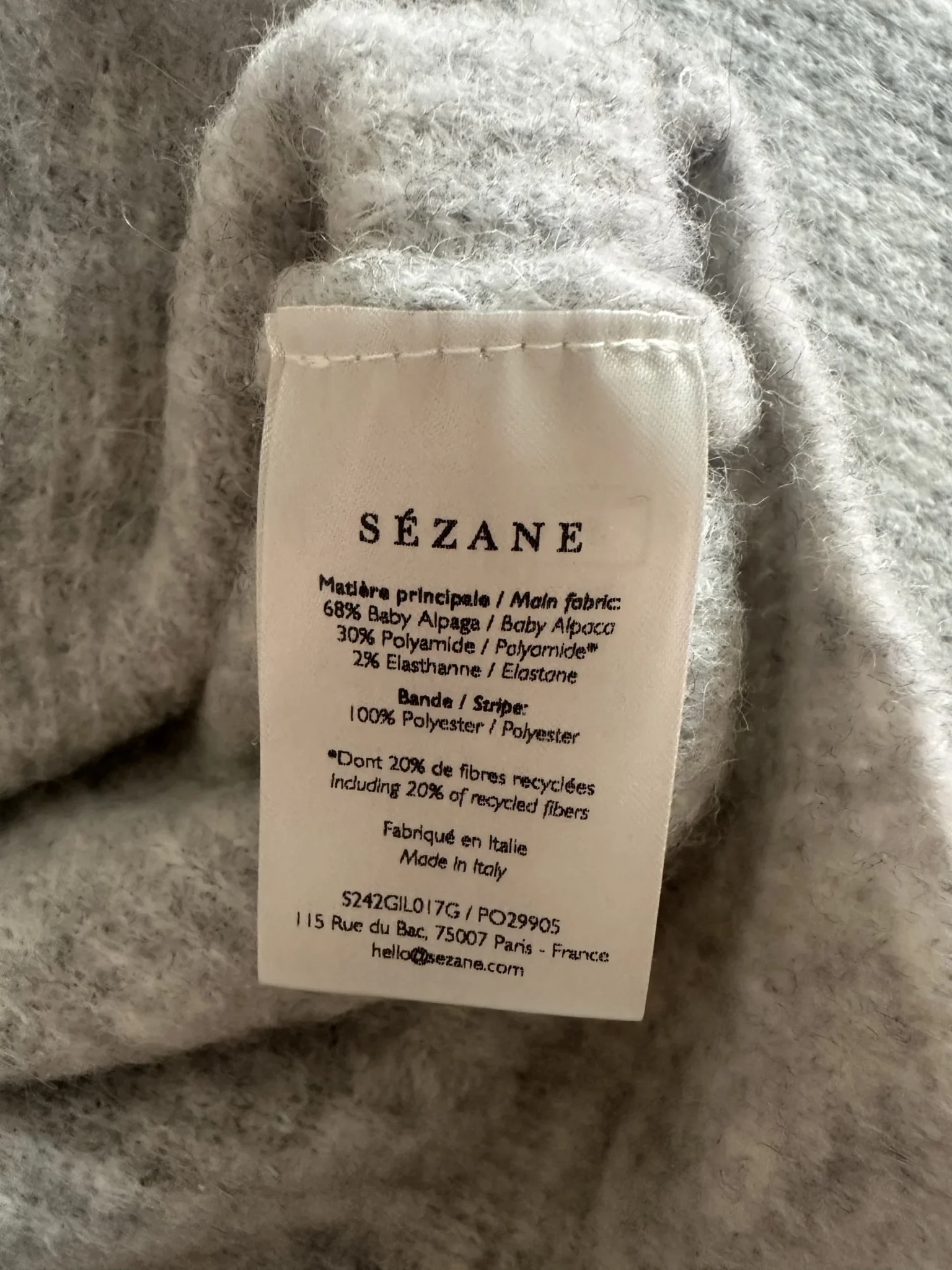 Image for Sézane Othello Cardigan XXS