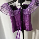 Thumbnail for Corset bustier violet style victorien / gothique - Taille S