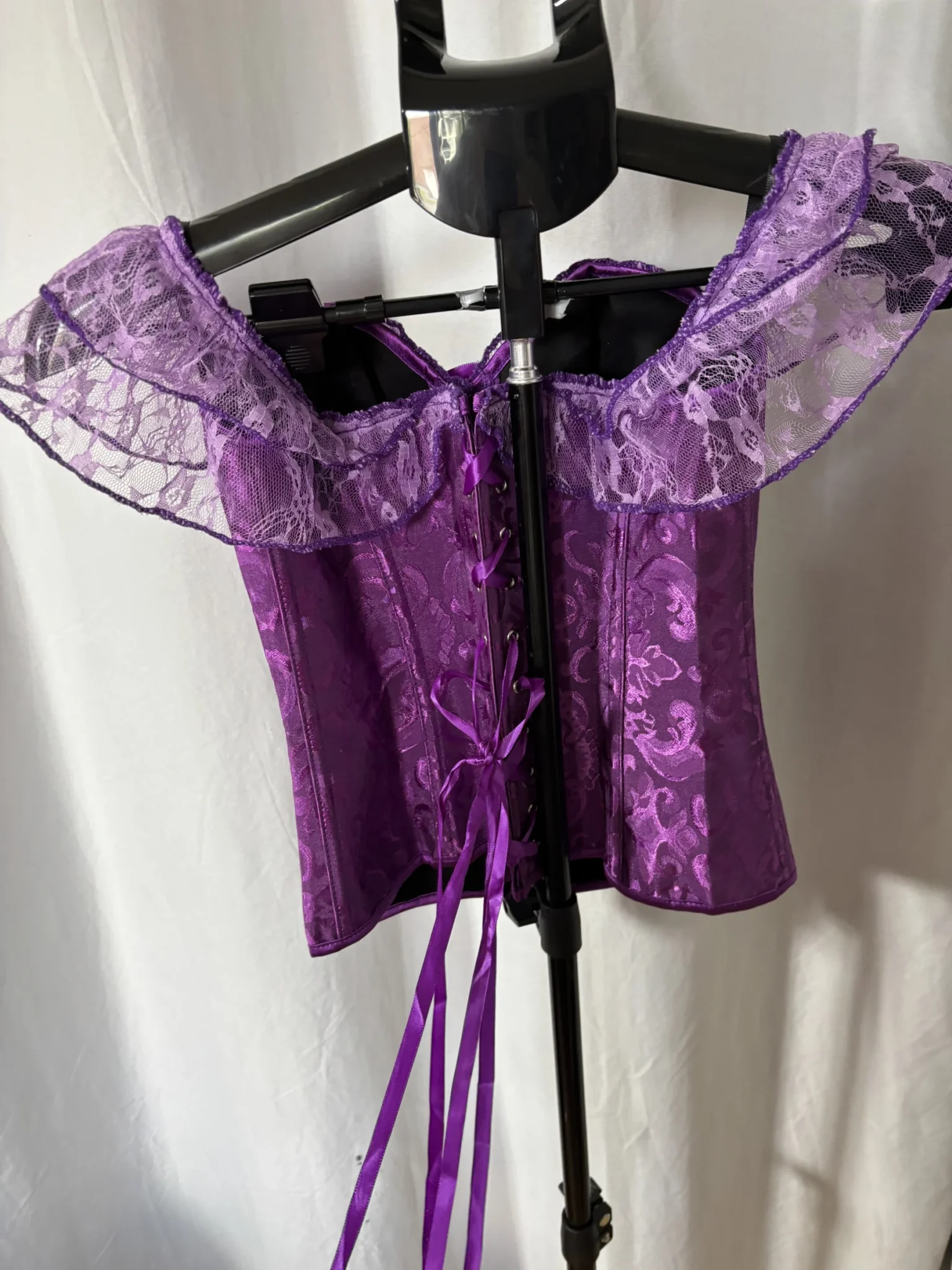 Image for Corset bustier violet style victorien / gothique - Taille S