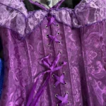 Thumbnail for Corset bustier violet style victorien / gothique - Taille S