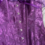 Thumbnail for Corset bustier violet style victorien / gothique - Taille S