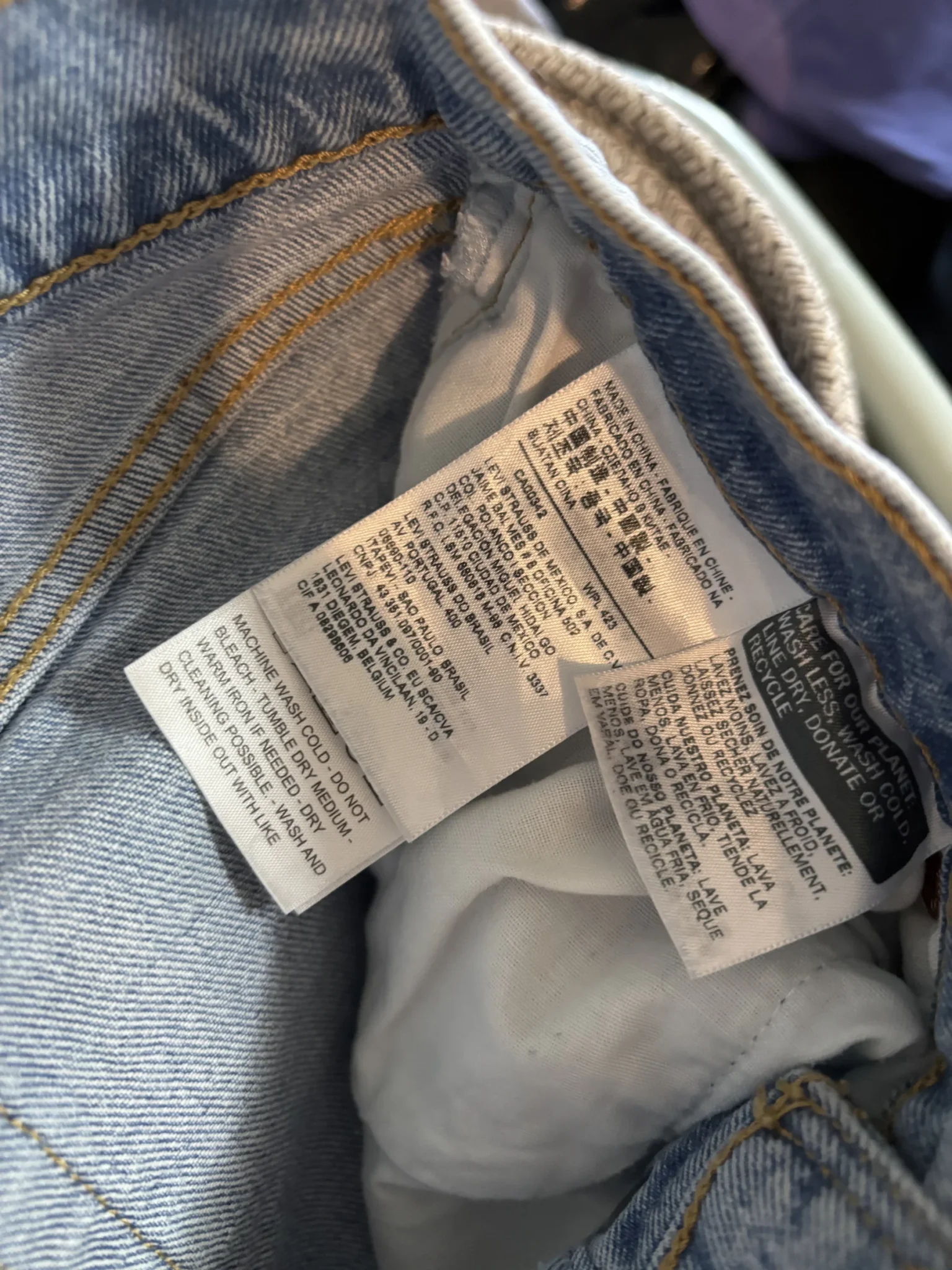 Image for Jean Levi’s Premium Ribcage Flare - Bleu Clair - Taille 27