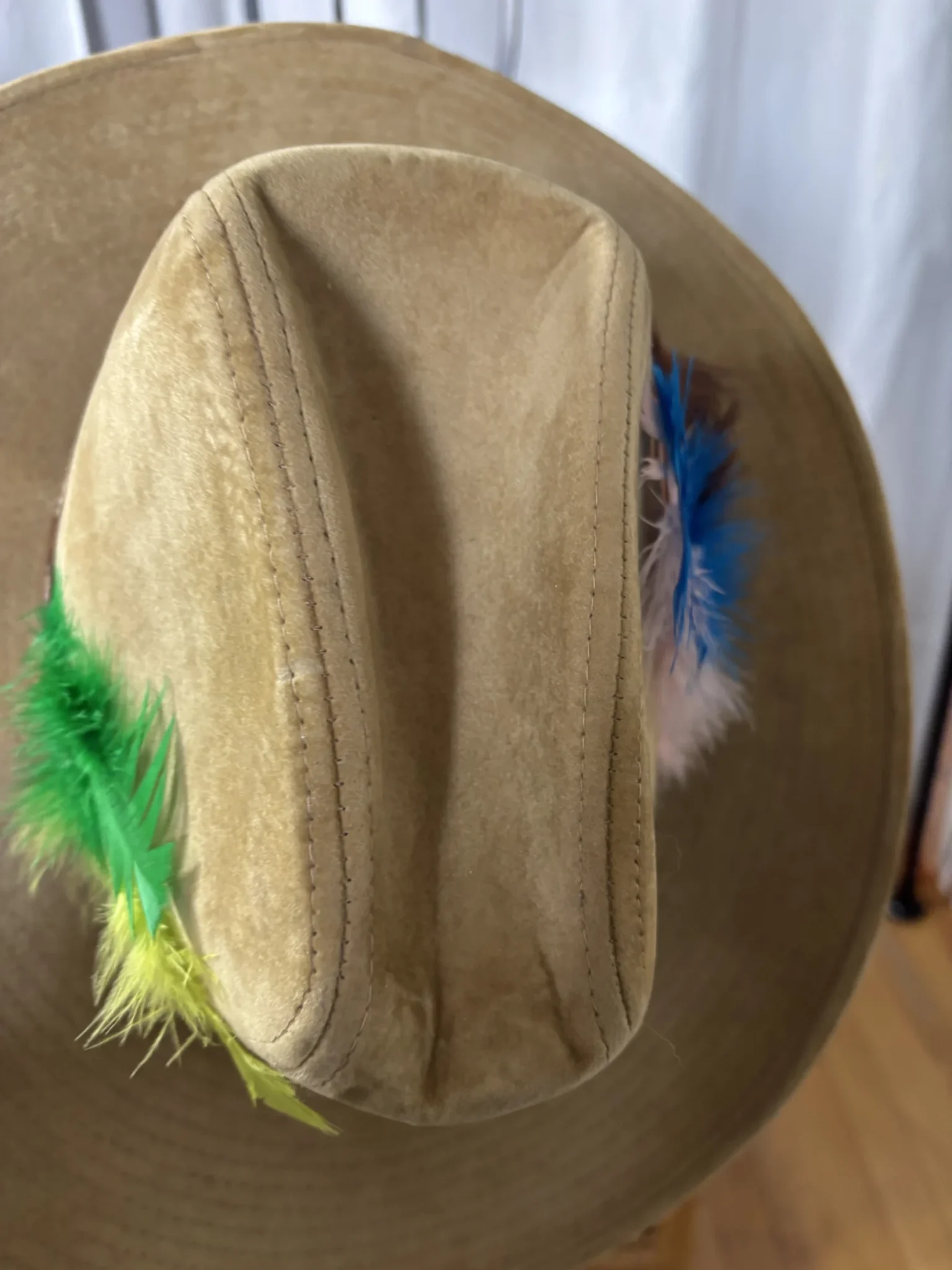 Image for BECO Vintage Western Cowboy Hat – Custom Boho Style – Size M (7 - 7 1/8)