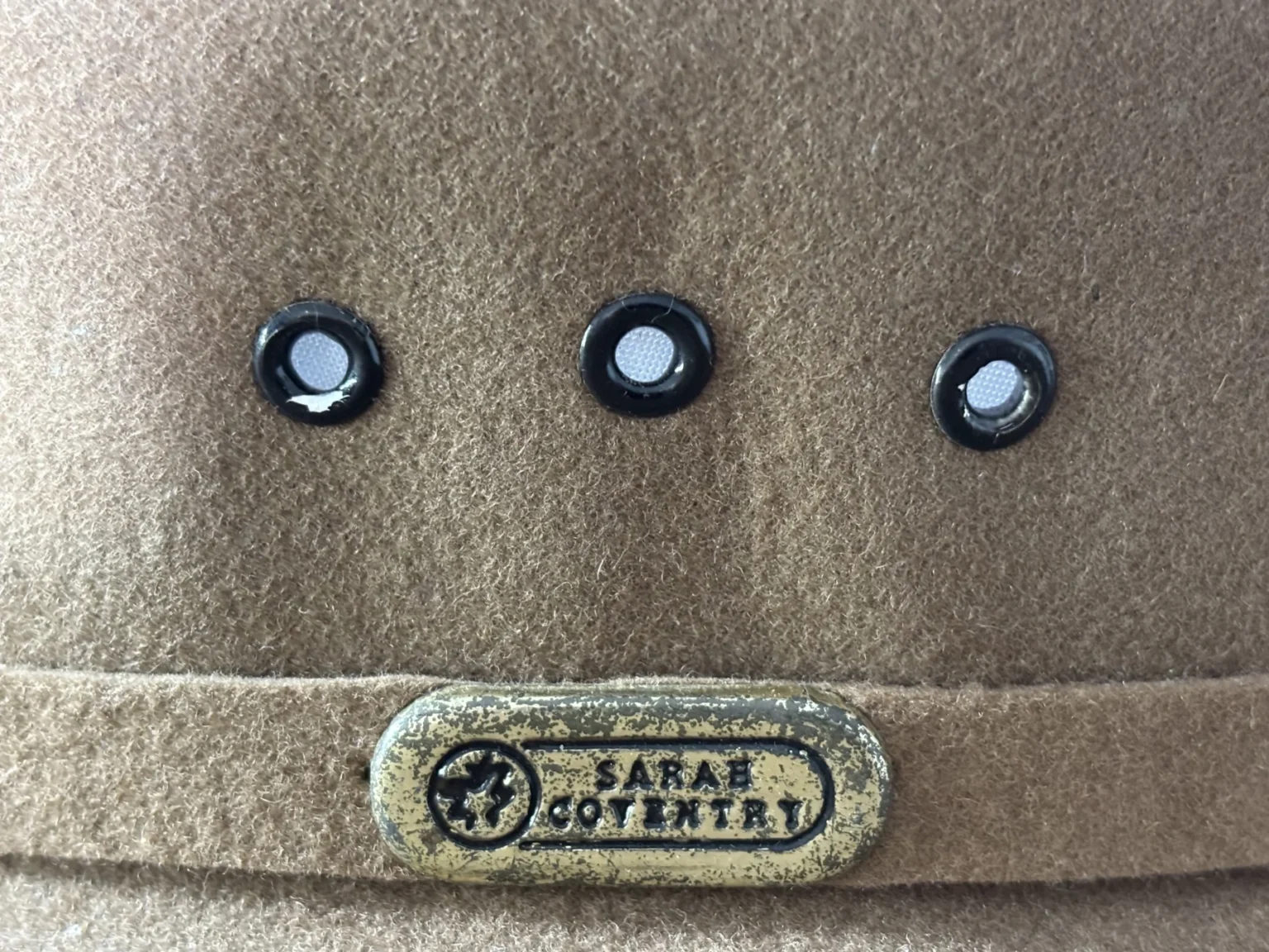 Image for Vintage Brown Cowboy Hat – Sarah Coventry (56 cm)