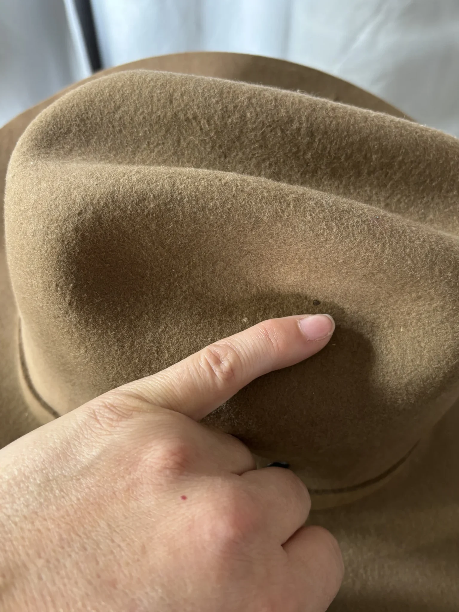 Image for Vintage Brown Cowboy Hat – Sarah Coventry (56 cm)
