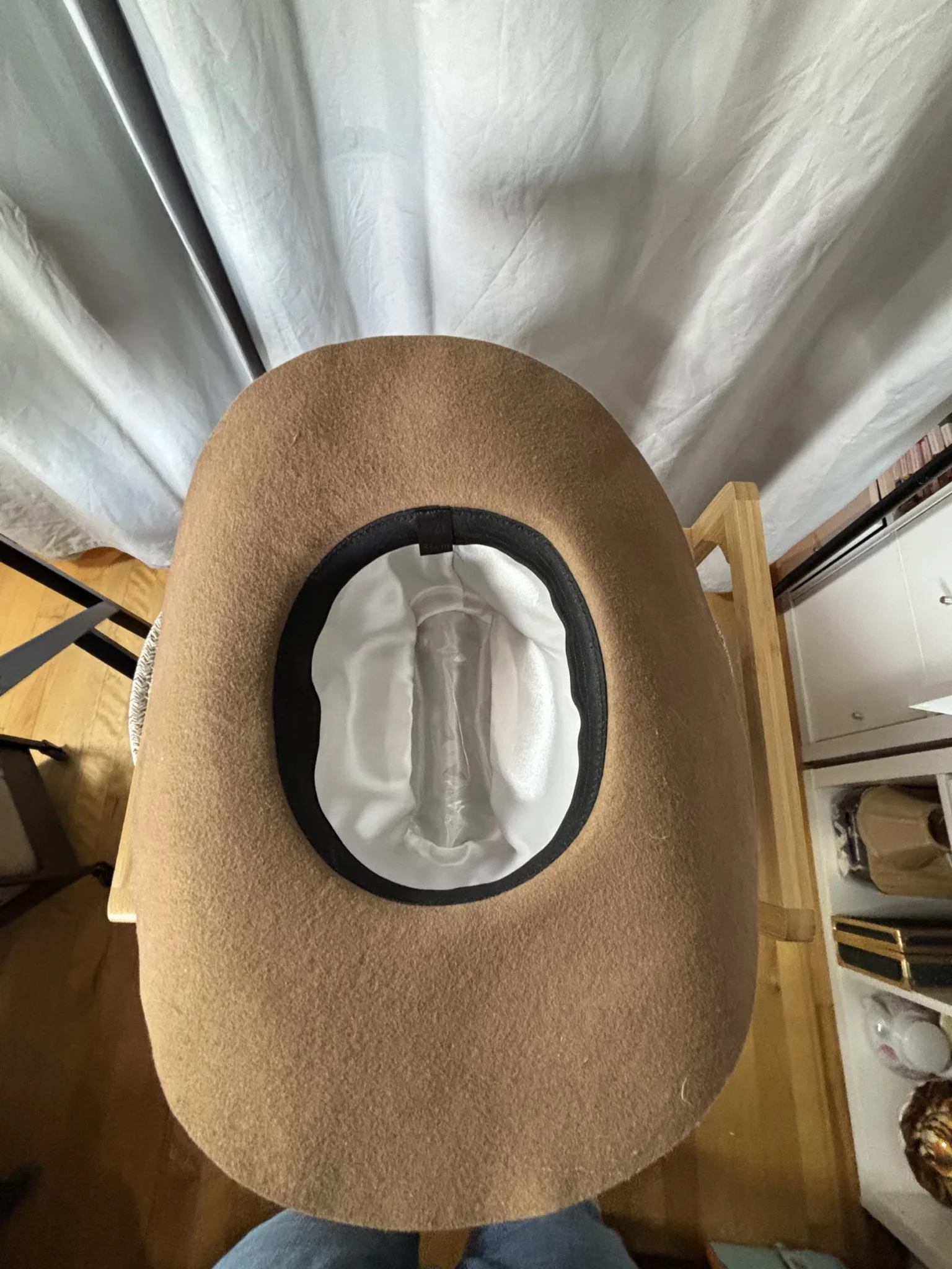 Image for Vintage Brown Cowboy Hat – Sarah Coventry (56 cm)