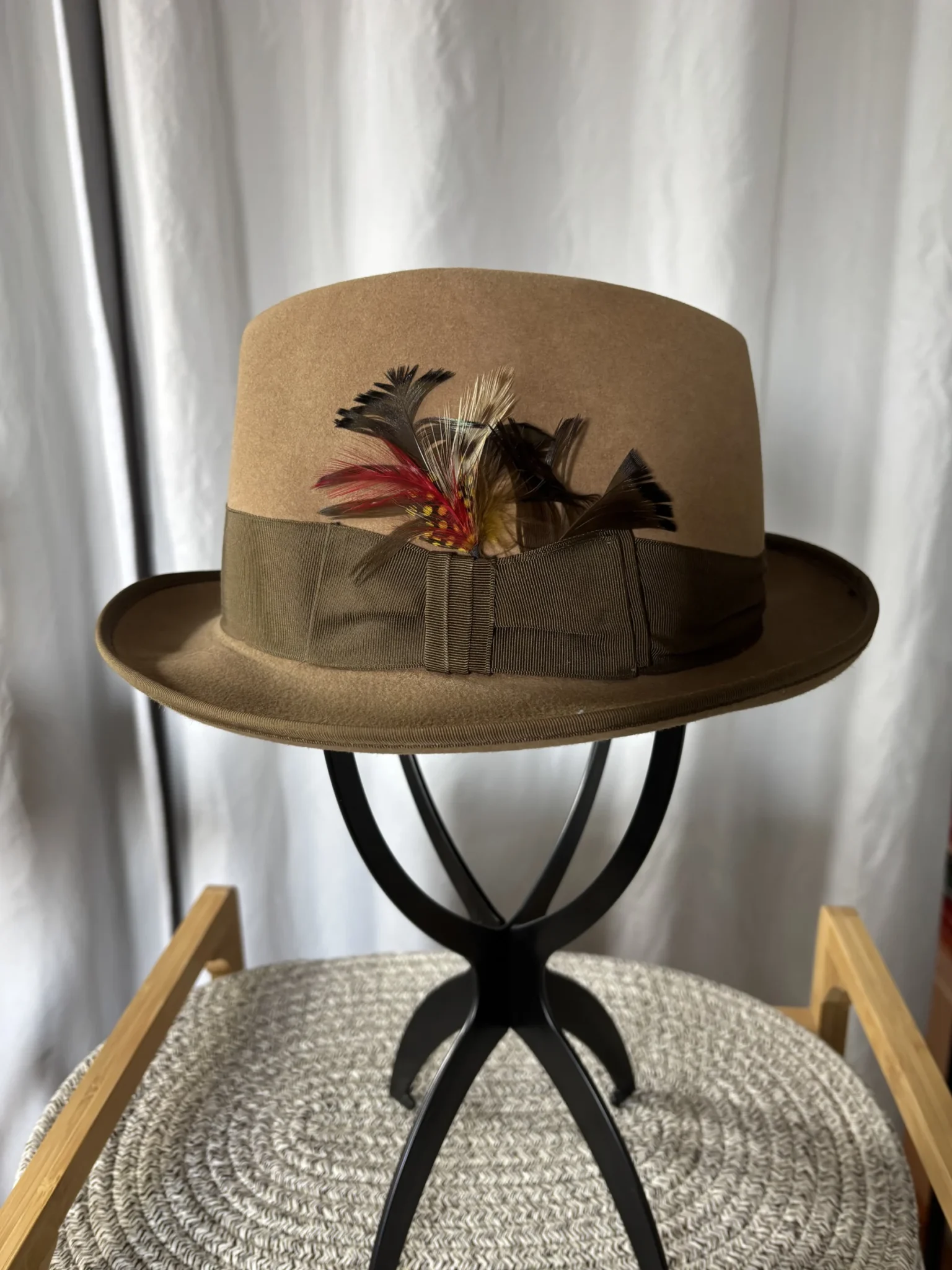 Featured image for Authentique Chapeau Fedora Vintage BILTMORE – Fabriqué au Canada – Taille 6 ¾ (54 cm)