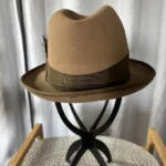 Thumbnail for Authentique Chapeau Fedora Vintage BILTMORE – Fabriqué au Canada – Taille 6 ¾ (54 cm)