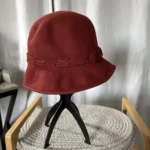 Thumbnail for Chapeau Cloche Vintage Kaye Lynn (100% Laine) –  Style Années 20 -56 centimètres, ce qui équivaut taille M