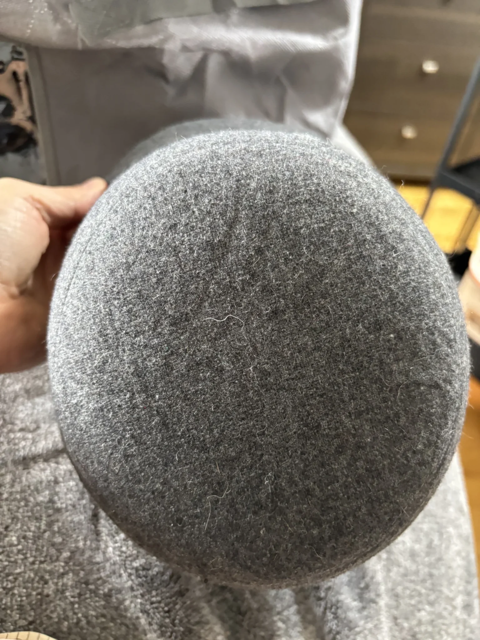 Image for Chapeau cloche style vintage gris foncé – Style années 20 (Taille unique / 22")