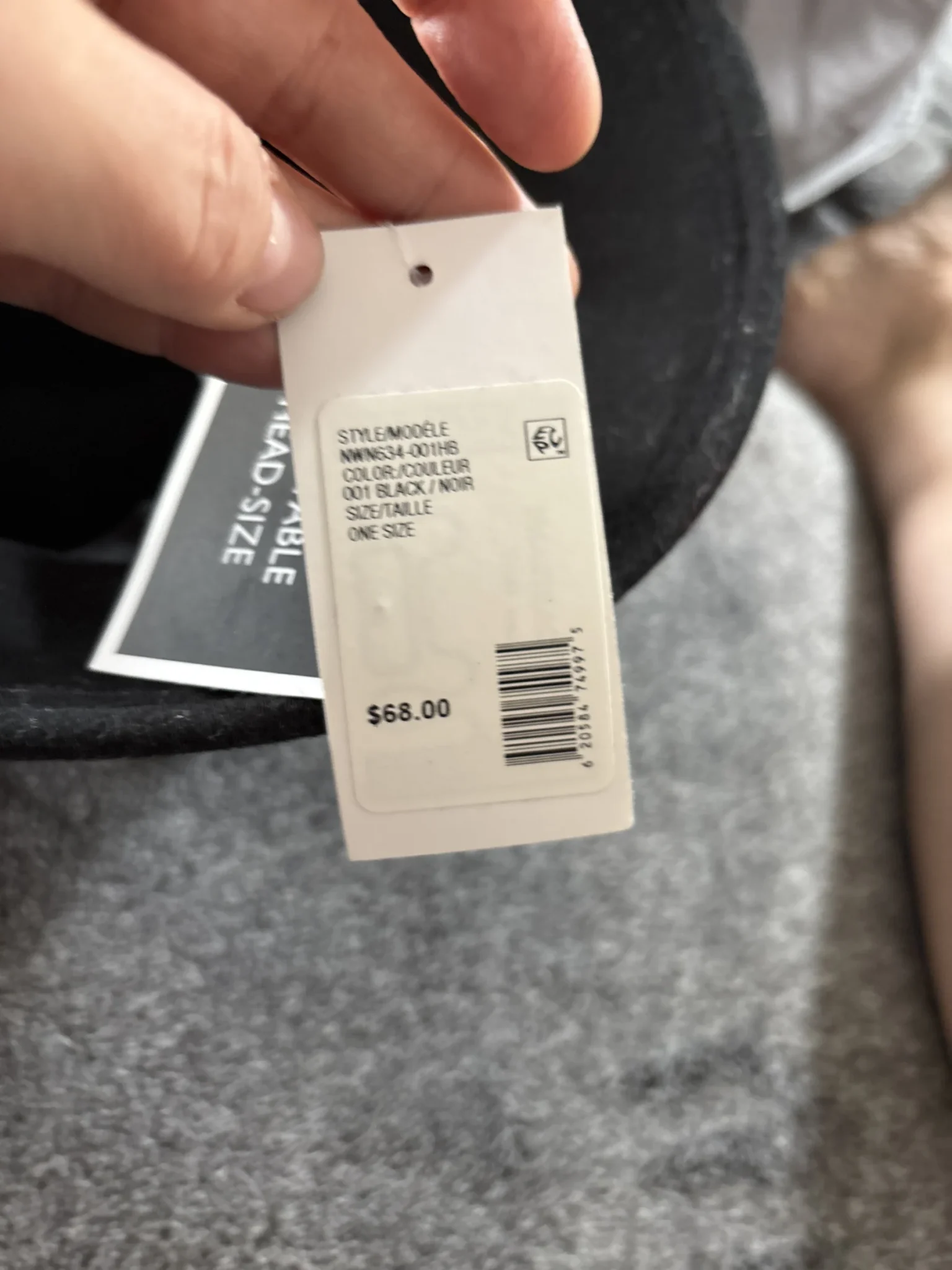 Image for Chapeau cloche Nine West noir 100 % laine – Neuf avec étiquettes (Prix d'origine : 68 $)