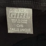 Thumbnail for Chapeau Bob Noir Vintage Y2K - La Senza Girl (Taille Unique / 22")