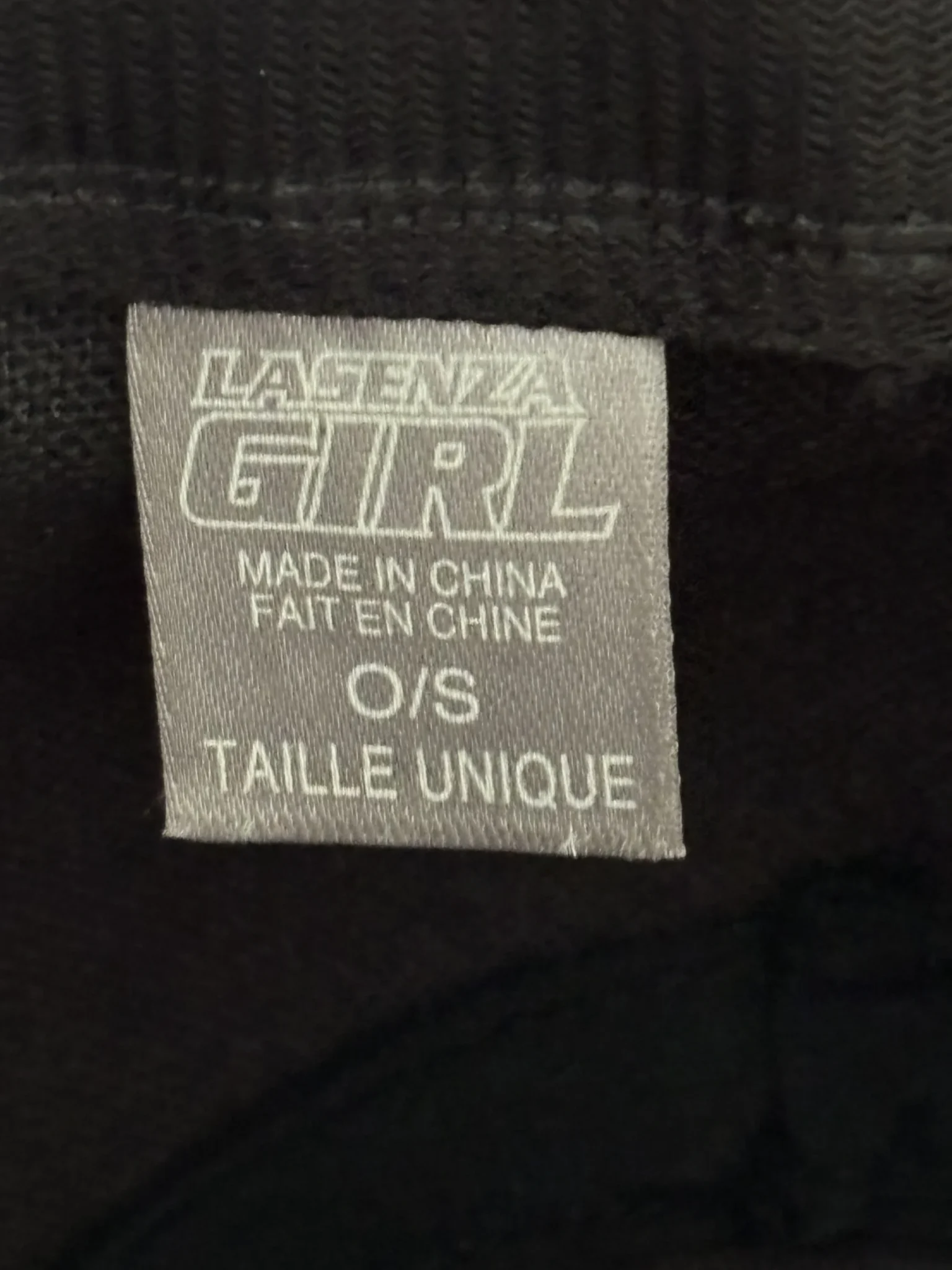 Image for Chapeau Bob Noir Vintage Y2K - La Senza Girl (Taille Unique / 22")