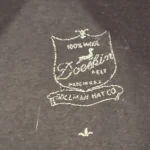 Thumbnail for Chapeau vintage 60s en feutre de laine "Doeskin" noir (Taille M / 22")