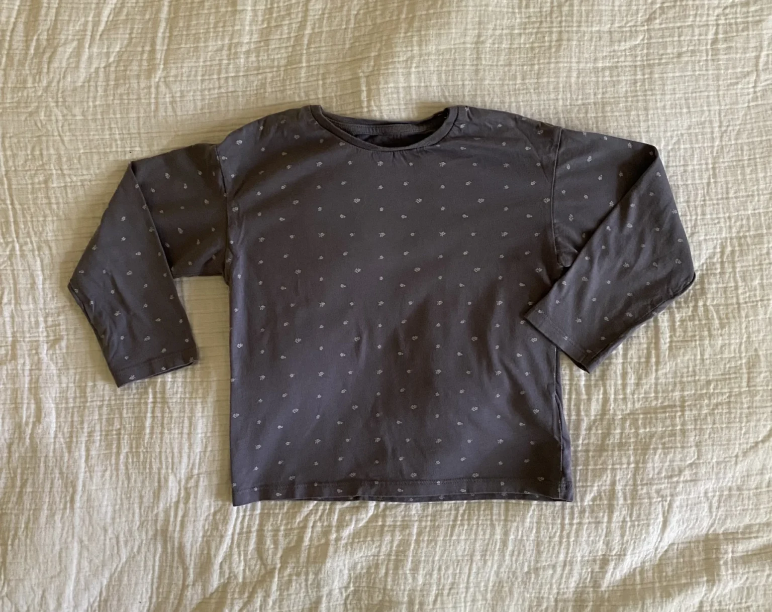 Featured image for Grey floral print jumper, ages 4–6, H&M