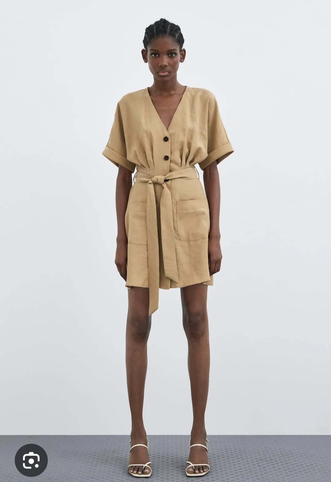 Robe col en V Zara seconde main