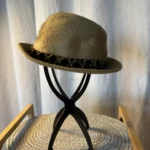 Featured thumbnail for Vintage Lee Executive Canadian Beaver Fur Felt Hat Size 7 1/8 - De Launière Montréal