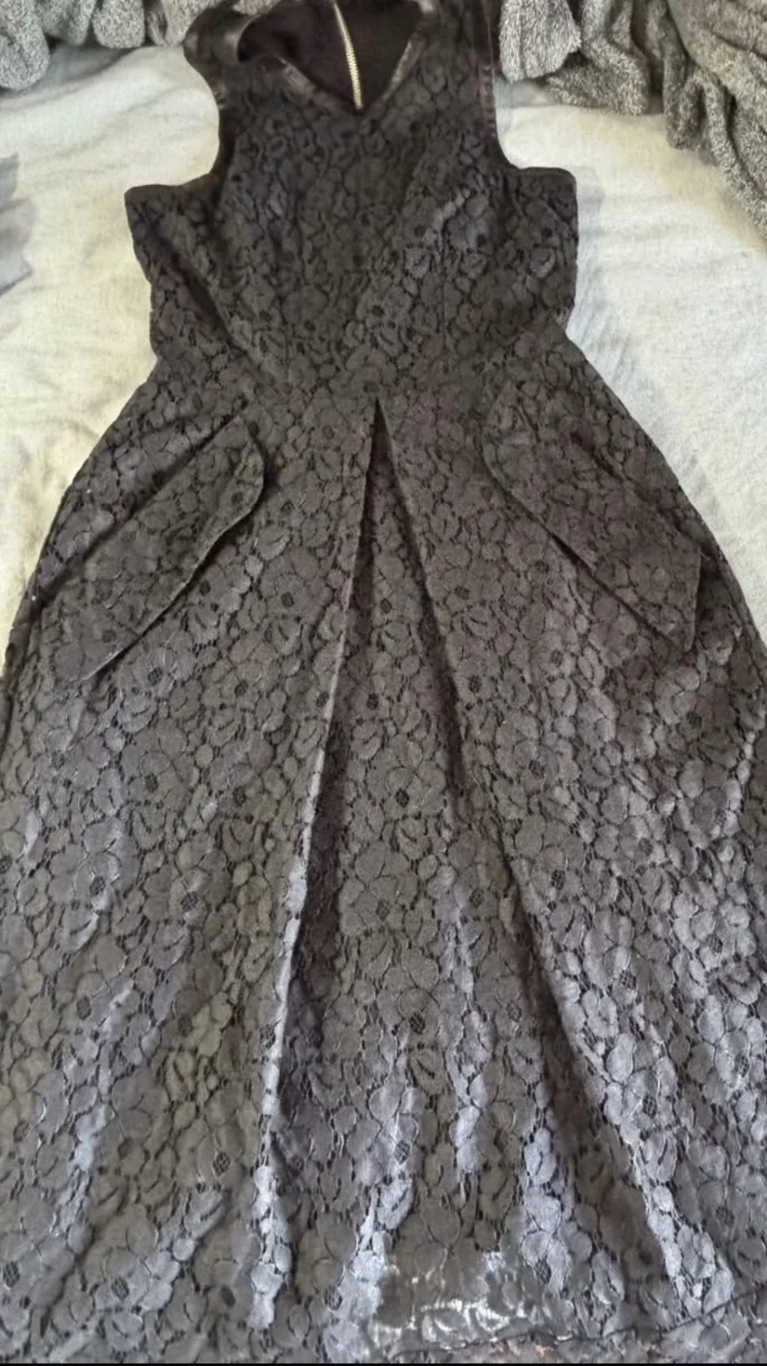 Image for Robe cocktail FAITH & LOVE par Louise Cusson - Parfait état - Fait à Montréal - Taille Small