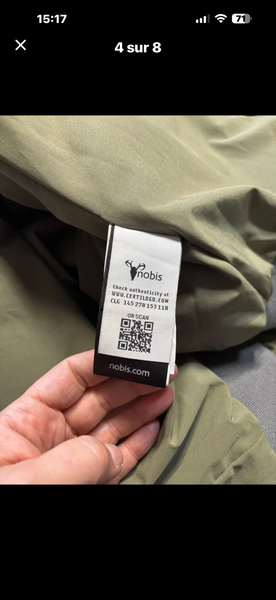 Image for Veste Bomber Nobis x Serge Ibaka (Édition Limitée) - Taille S/P - AUTHENTIQUE
