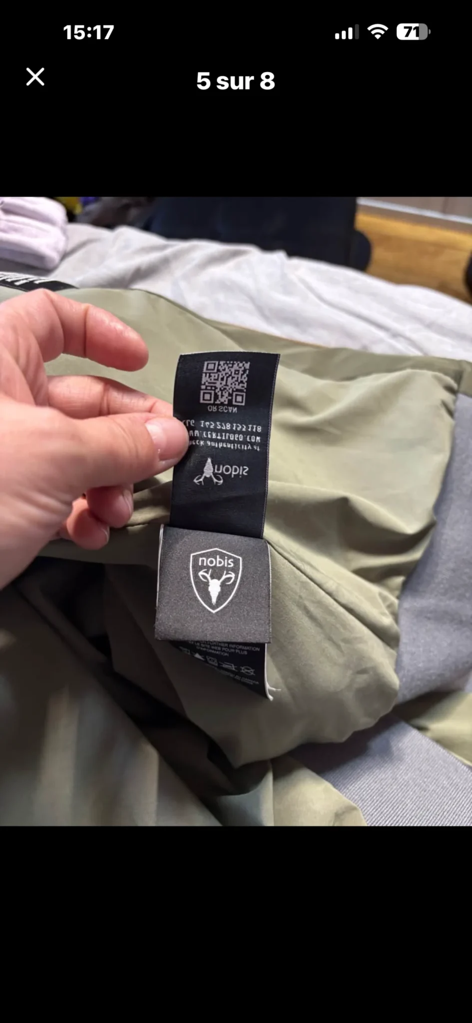 Image for Veste Bomber Nobis x Serge Ibaka (Édition Limitée) - Taille S/P - AUTHENTIQUE