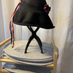 Thumbnail for Chapeau Cloche Vintage en Feutre de Laine Noir - Marque Américaine Bollman (Taille 22" / M)