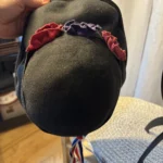 Thumbnail for Chapeau Cloche Vintage en Feutre de Laine Noir - Marque Américaine Bollman (Taille 22" / M)