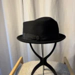 Thumbnail for Chapeau Fedora Noir en Laine « Le 31 » (Simons) - Fabriqué en Italie - Taille M/ 57