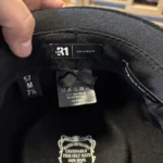 Thumbnail for Chapeau Fedora Noir en Laine « Le 31 » (Simons) - Fabriqué en Italie - Taille M/ 57