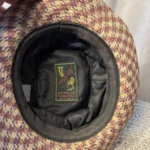 Thumbnail for Authentique Chapeau de Marche Irlandais en Tweed Donegal Vintage - Taille M (100% Laine)