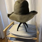 Thumbnail for Chapeau de Plage Souple Bijoux Terner - Vert Olive (22")